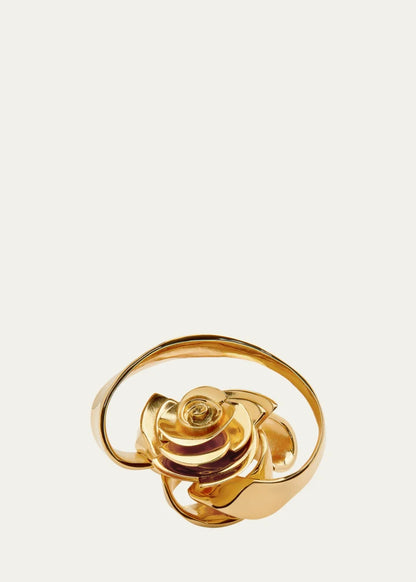 Geometric Rose Ring