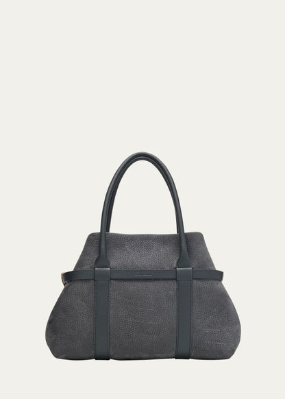 Ghiera Small Grained Nubuck Tote Bag