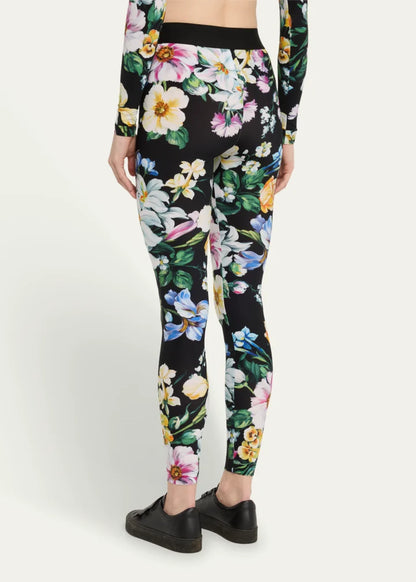 Mix Fiori Cropped Leggings