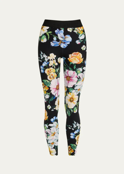 Mix Fiori Cropped Leggings