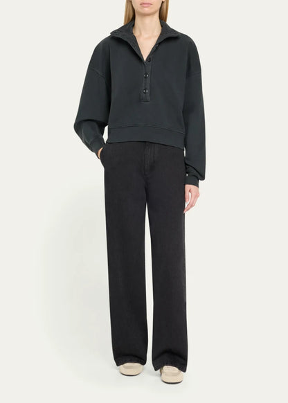 Mirelle Buttoned Pullover Sweatshirt