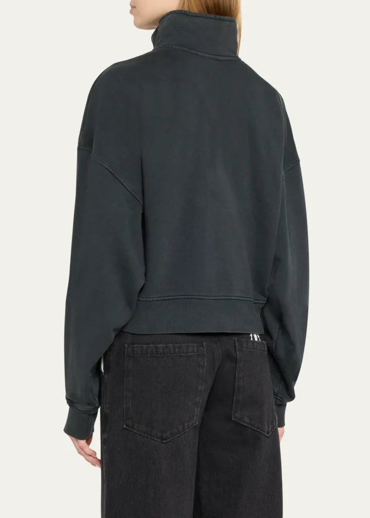 Mirelle Buttoned Pullover Sweatshirt