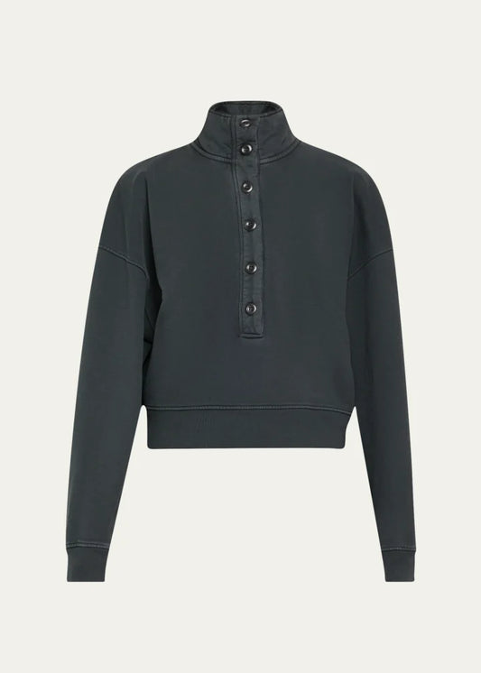 Mirelle Buttoned Pullover Sweatshirt