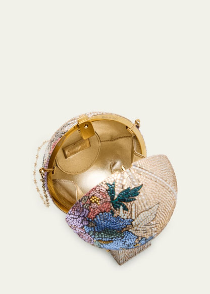 Floral Flight Hot Air Balloon Crystal Minaudiere