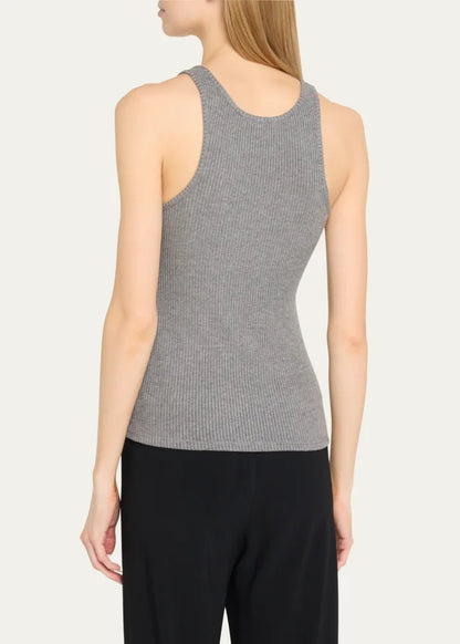 Andine Di Maria Ribbed Scoop-Neck Tank