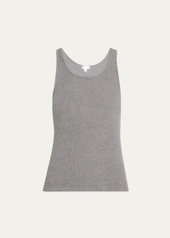 Andine Di Maria Ribbed Scoop-Neck Tank