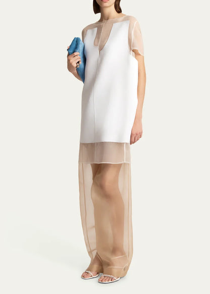 Khaite Trenton Drawstring Sheer Pants