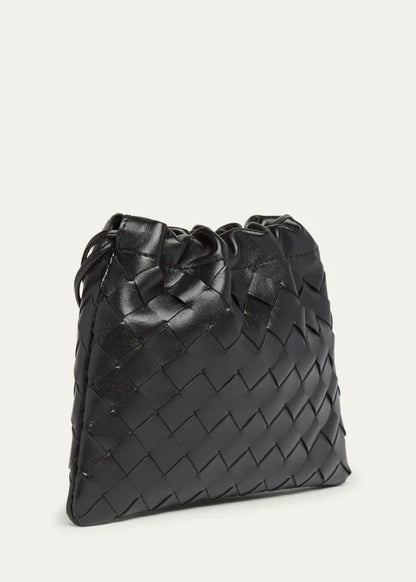 Small Leather Pouch Crossbody Bag