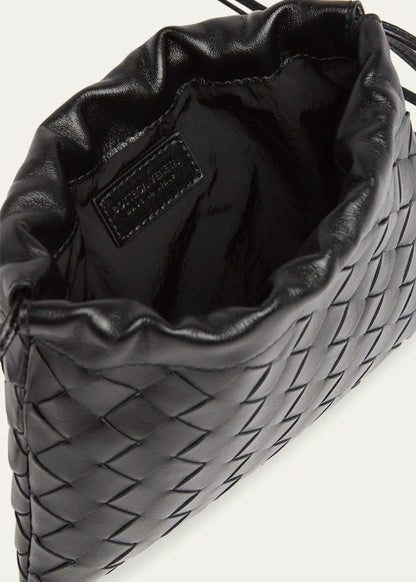 Small Leather Pouch Crossbody Bag