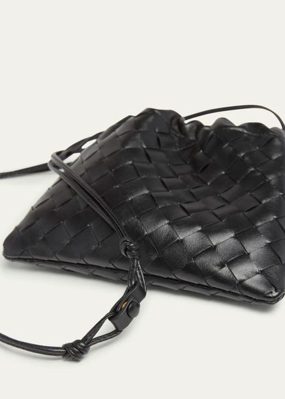 Small Leather Pouch Crossbody Bag
