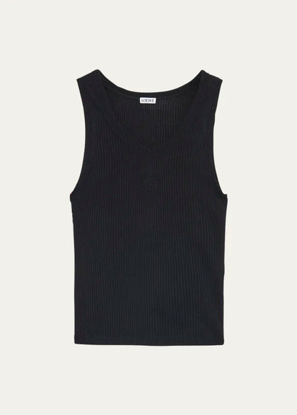 Loewe Anagram Logo Ribbed Tank Top