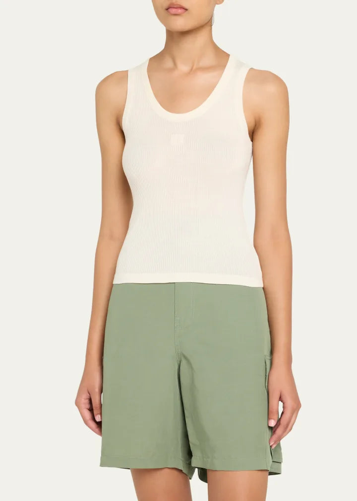 Loewe Anagram Logo Ribbed Tank Top