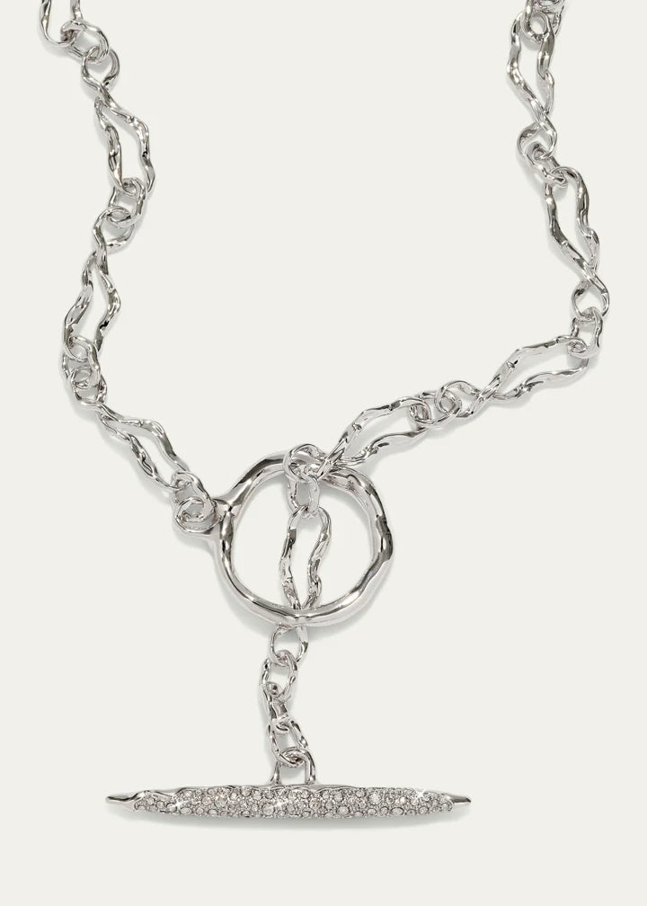 Solanales Crystal Infinity Link Necklace
