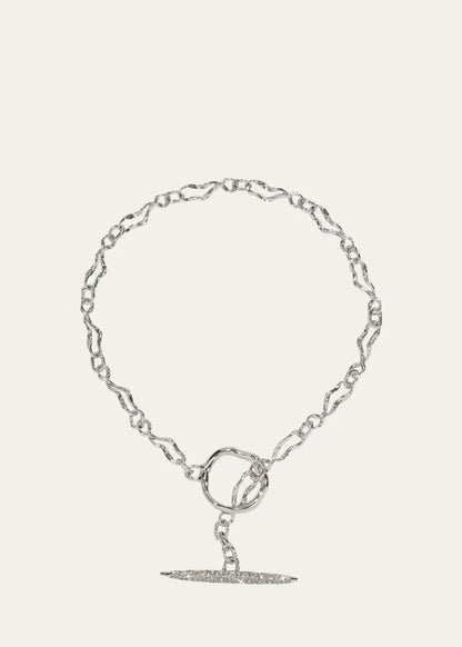 Solanales Crystal Infinity Link Necklace