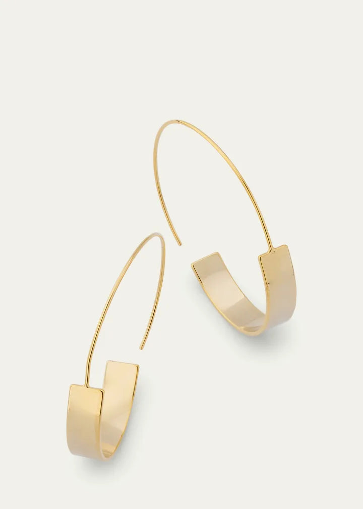 Mia Hoop Earrings, 50mm
