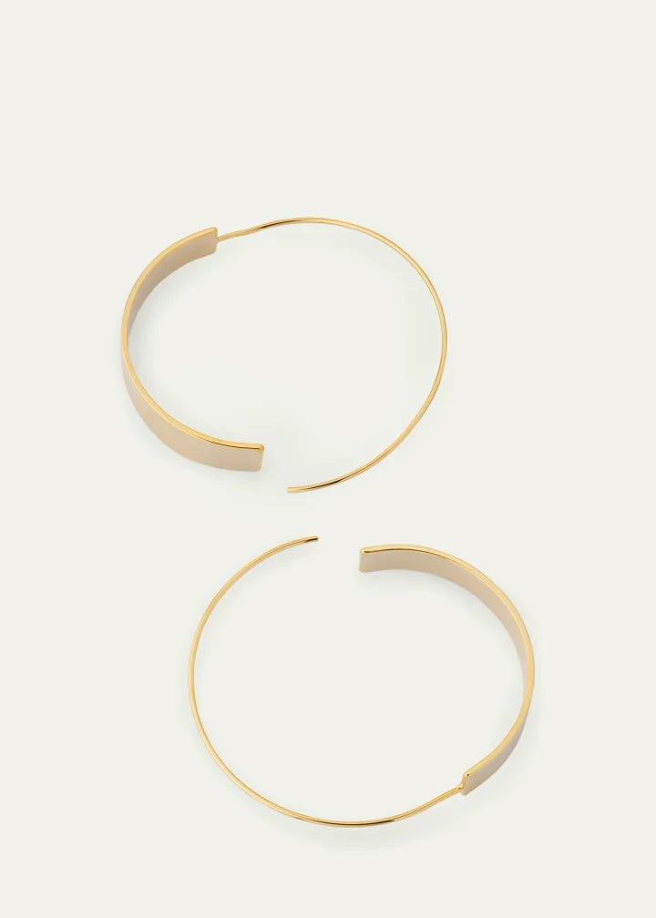 Mia Hoop Earrings, 50mm