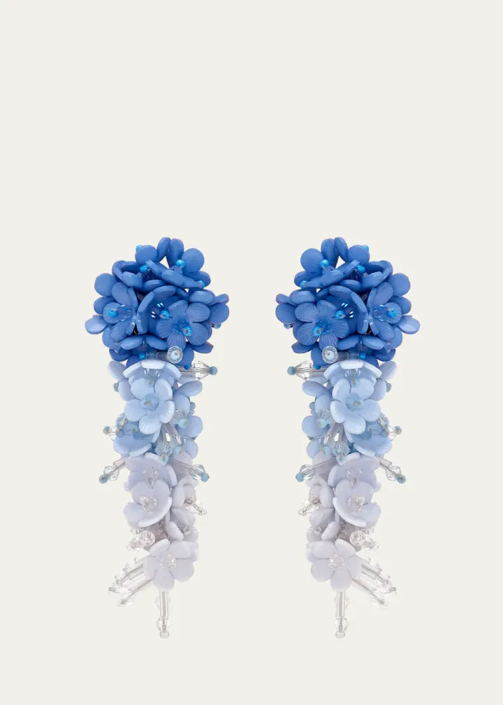 Plexy Flowers Bouquet Earrings