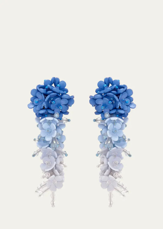Plexy Flowers Bouquet Earrings