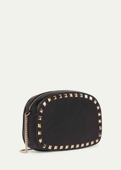 Mini Rockstud Leather Crossbody Bag
