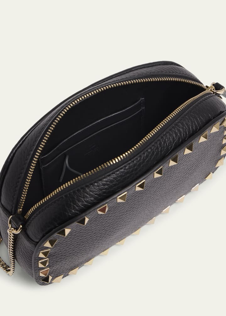 Mini Rockstud Leather Crossbody Bag