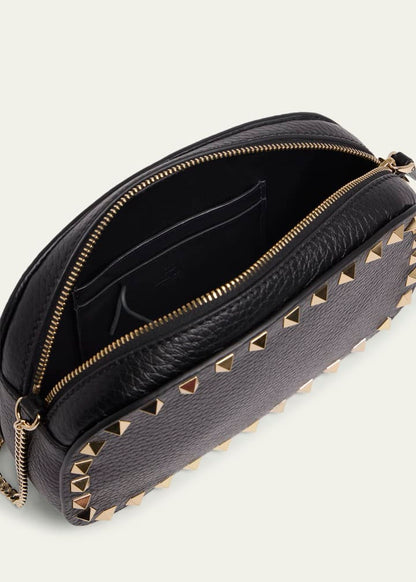 Mini Rockstud Leather Crossbody Bag