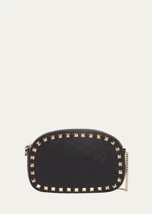 Mini Rockstud Leather Crossbody Bag