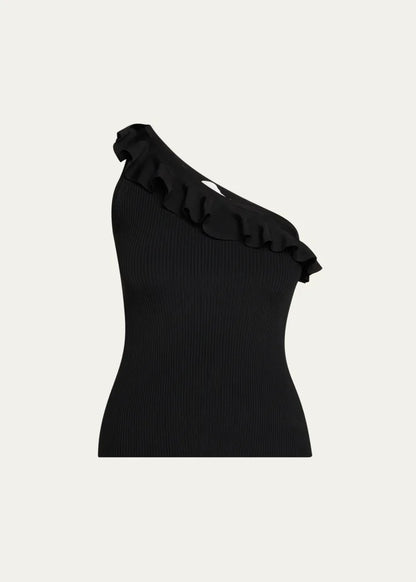Rhiannon Frill Asymmetric Tank Top