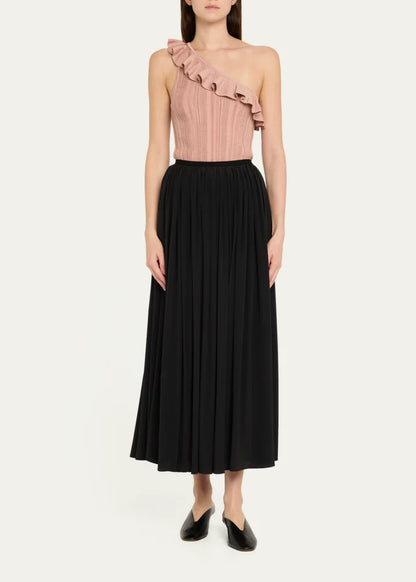 Lucky Metallic Frill Tank Top