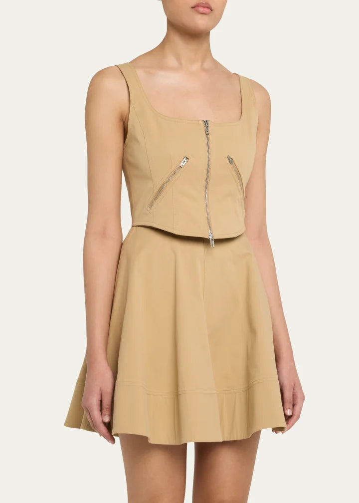 A.L.C. Dea Zip Corset Top