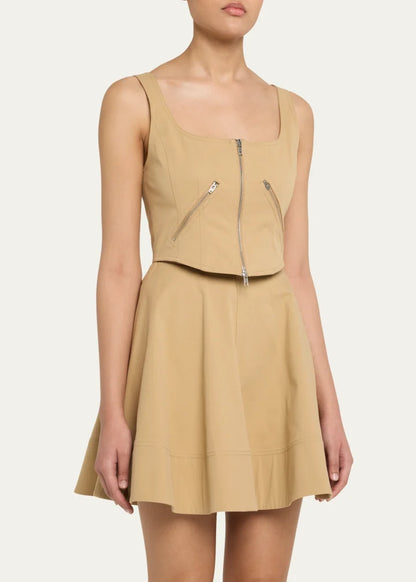 A.L.C. Dea Zip Corset Top