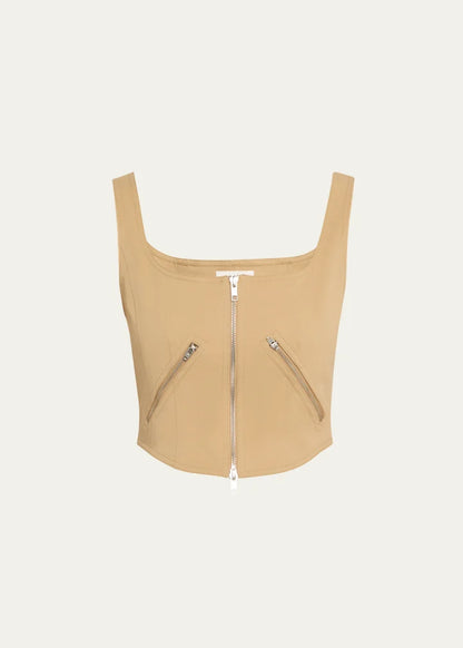 A.L.C. Dea Zip Corset Top