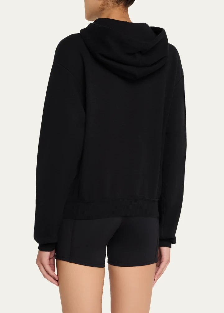 Cotton Fleece Hooded Pullover