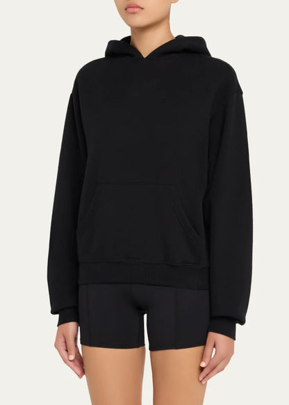 Cotton Fleece Hooded Pullover