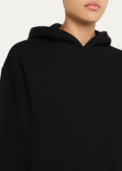 Cotton Fleece Hooded Pullover