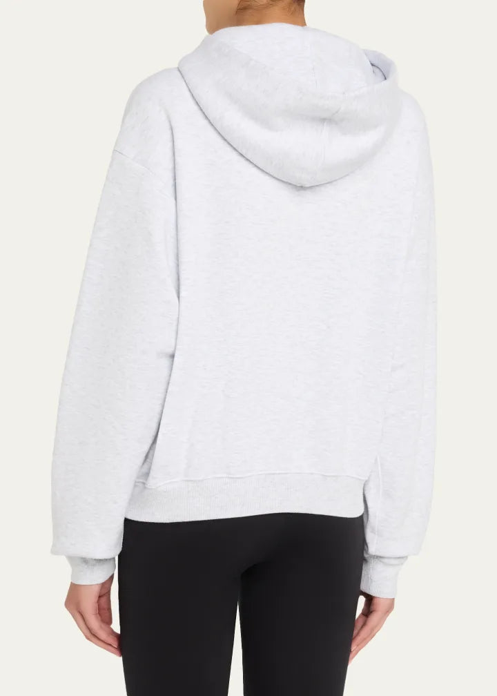 Cotton Fleece Hooded Pullover