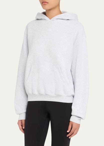 Cotton Fleece Hooded Pullover