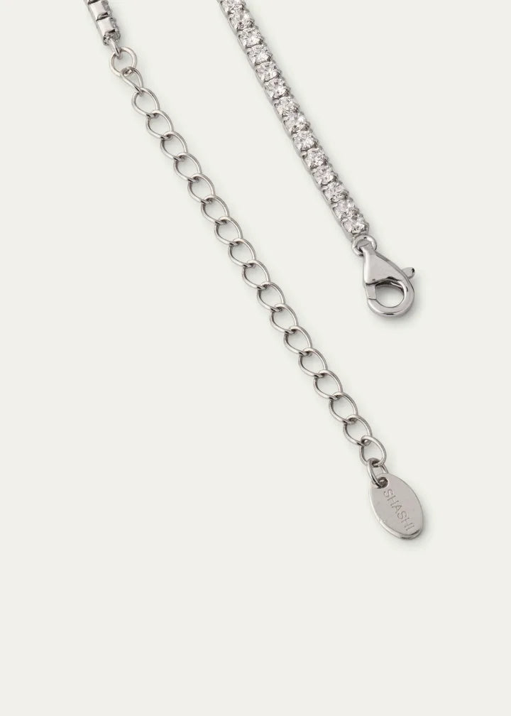 Gaia Pavé Tennis Necklace