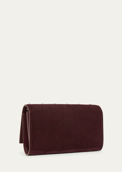 Paloma Wallet on Chain in Loubinthesky Suede