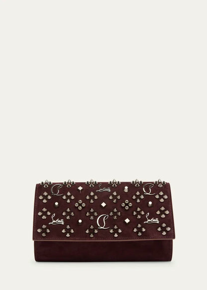 Paloma Wallet on Chain in Loubinthesky Suede