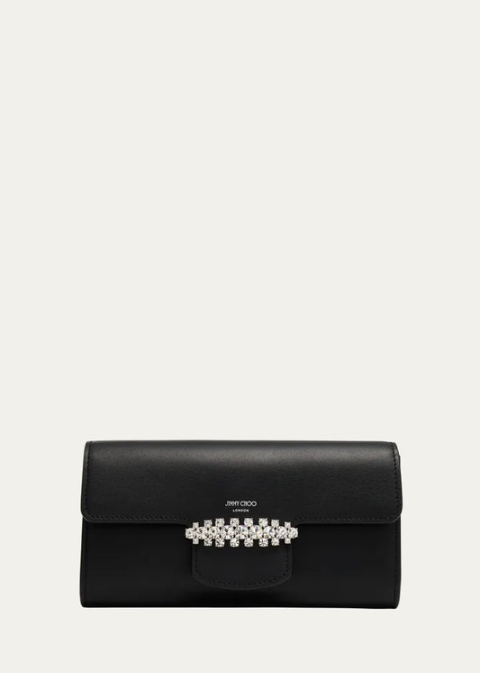 Bing Crystal Smooth Leather Wallet