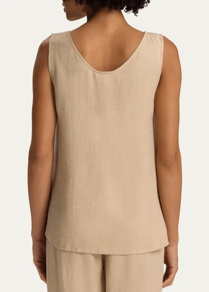 Hanro Urban Casuals Relaxed Linen-Blend Tank