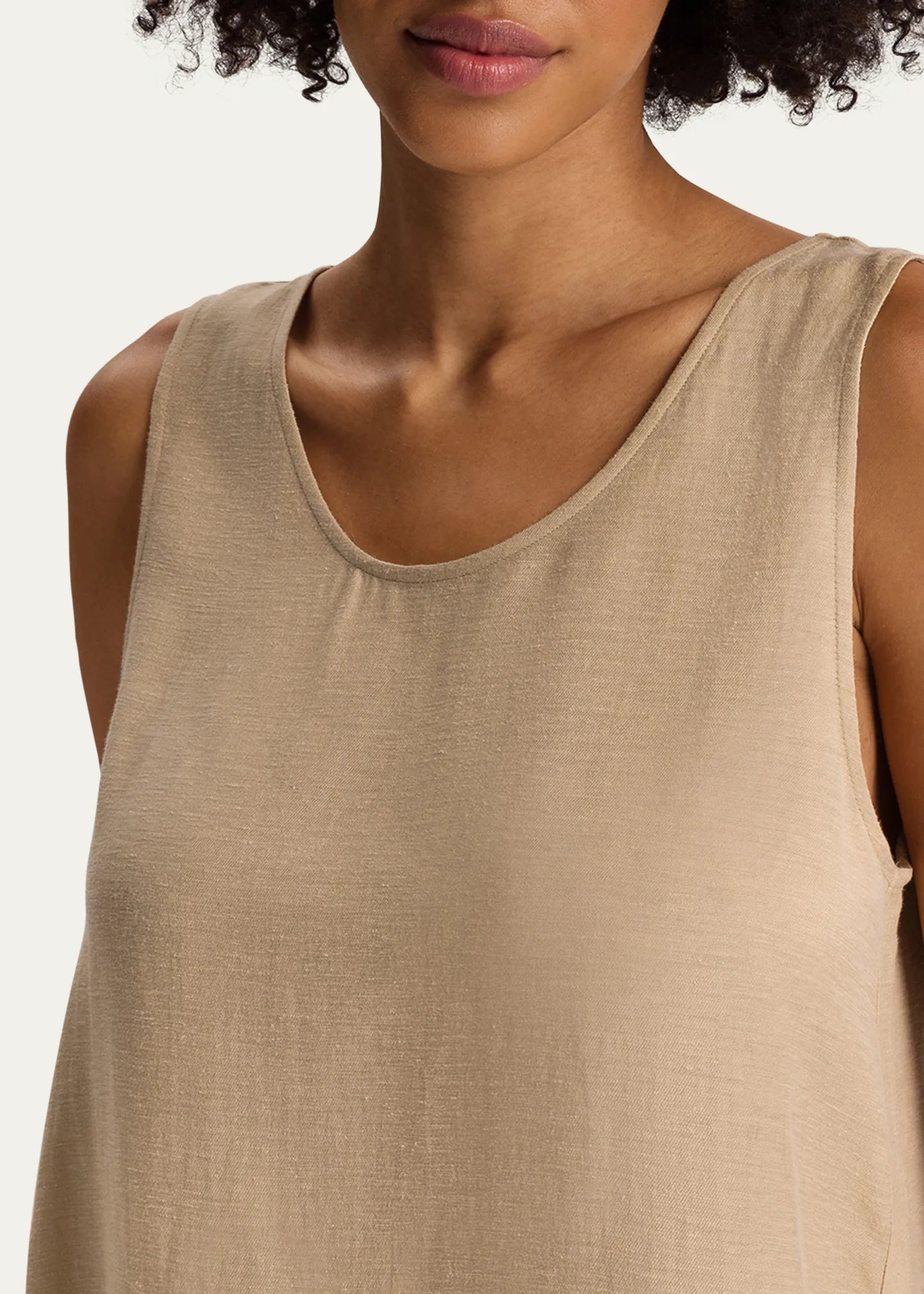 Hanro Urban Casuals Relaxed Linen-Blend Tank