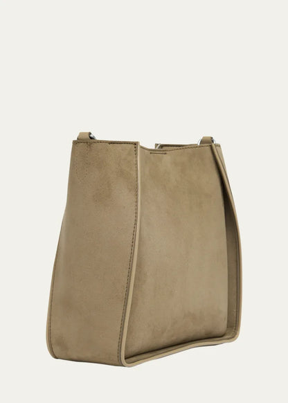 Alter Suede Piped Crossbody Bag