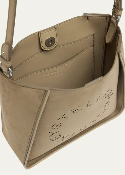 Alter Suede Piped Crossbody Bag