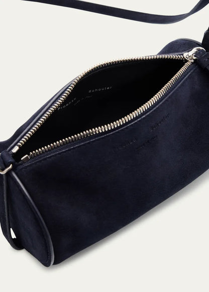 Medium Silo Suede Crossbody Bag