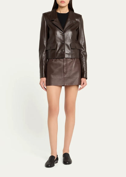 The Leather Cuffed Jacket