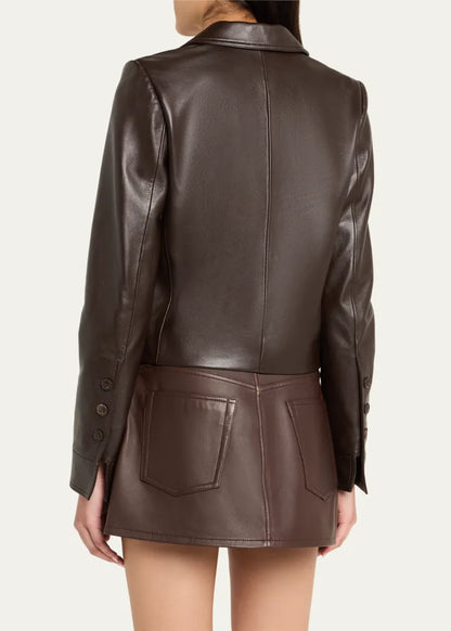 The Leather Cuffed Jacket