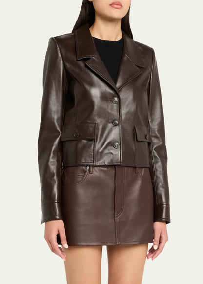 The Leather Cuffed Jacket