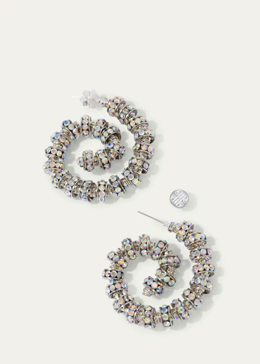 Spiral Hoop Earrings