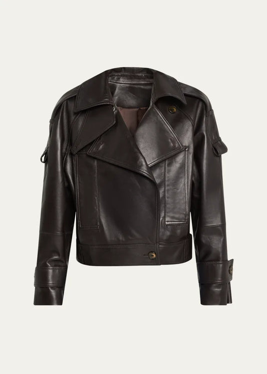 Miles Leather Utility Jacket